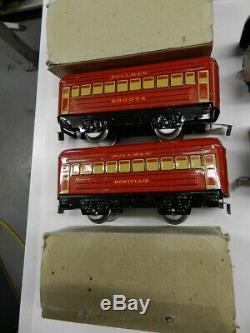 VINTAGE 1930'S MARX & CO. STREAMLINED TRAIN SET With BOX- VINTAGE TOY TRAIN SET