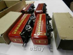 VINTAGE 1930'S MARX & CO. STREAMLINED TRAIN SET With BOX- VINTAGE TOY TRAIN SET