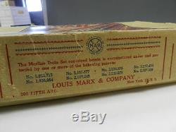 VINTAGE 1930'S MARX & CO. STREAMLINED TRAIN SET With BOX- VINTAGE TOY TRAIN SET