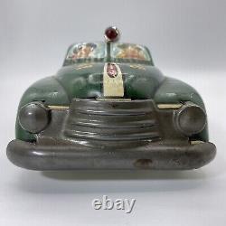 VINTAGE 1940s MARX DICK TRACY TIN-LITHO WIND-UP 11 LONG SQUAD CAR