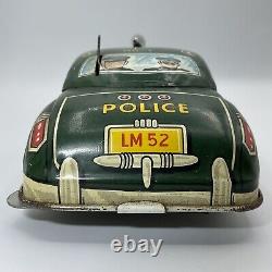 VINTAGE 1940s MARX DICK TRACY TIN-LITHO WIND-UP 11 LONG SQUAD CAR