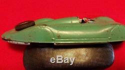 VINTAGE 1940s TOYS US ZONE GERMANY RARE TIN WIND UP AUDI SPEED RECORD RACER TOY