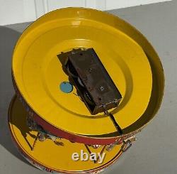 VINTAGE 1950'S J. CHEIN PLAYLAND MERRY-GO-ROUND CAROUSEL WithBOX WORKS
