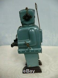 VINTAGE 1950's TIN ROBOT WIND-UP TOY, GEORGE WAGNER, JAPAN