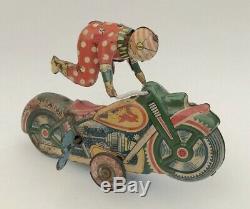 3 Friction toy 1950's Details about   Vintage Alps Tin litho  Motorcycle No Great cond Works 