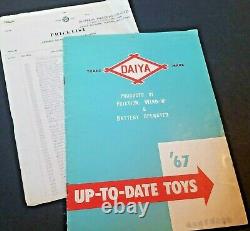 VINTAGE 1967 DAIYA JAPAN TOY CATALOG Friction, Wind-up & Battery Operated