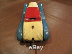 VINTAGE ANTIQUE TOY 1930s WIND UP BIG 12 Long STREAMLINE TIN CAR FROM CANADA