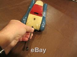 VINTAGE ANTIQUE TOY 1930s WIND UP BIG 12 Long STREAMLINE TIN CAR FROM CANADA