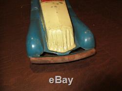 VINTAGE ANTIQUE TOY 1930s WIND UP BIG 12 Long STREAMLINE TIN CAR FROM CANADA