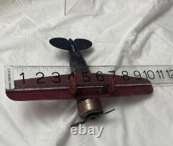 VINTAGE Collectible Rare TIN AIRPLANE TOY 10 WING SPAN
