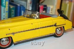VINTAGE DISTLER TIN WIND UP 1950 PACKARD CONVERTIBLE made in U. S. Zone Germany