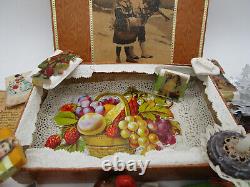 +VINTAGE+ German dollhouse miniature toys / christmas decoration / ornaments
