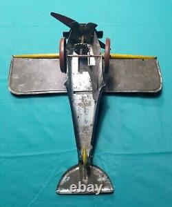 VINTAGE Girard MAIL PLANE Wind Up AIRPLANE 9 Wing Span ALL ORIGINAL? FREE