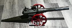 VINTAGE HUGE BIG BANG CANNON with16 BARREL WORKS GREAT-SUPER LOUD withCARBIDE AMMO