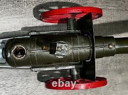 VINTAGE HUGE BIG BANG CANNON with16 BARREL WORKS GREAT-SUPER LOUD withCARBIDE AMMO