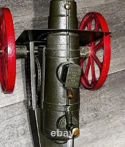 VINTAGE HUGE BIG BANG CANNON with16 BARREL WORKS GREAT-SUPER LOUD withCARBIDE AMMO