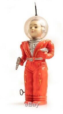 VINTAGE IRWIN SPACEMAN FROM MARS WIND UP TOY 1950's