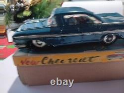 VINTAGE JAPAN TIN CAR Original BOX-Estate FIND Never Played With Or Displayed