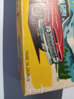 VINTAGE JAPAN TIN CAR Original BOX-Estate FIND Never Played With Or Displayed