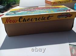 VINTAGE JAPAN TIN CAR Original BOX-Estate FIND Never Played With Or Displayed