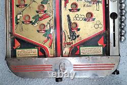 VINTAGE Joseph Schneider Alamo Pinball Tabletop Game 1930s Toy Balls USA MADE NY