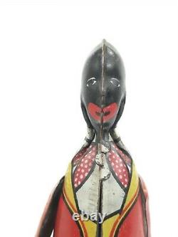 VINTAGE MARX 1920s SOMSTEPA COON JIGGER WIND-UP DANCER AMERICANA ORIGINAL 8