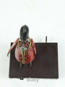 VINTAGE MARX 1920s SOMSTEPA COON JIGGER WIND-UP DANCER AMERICANA ORIGINAL 8