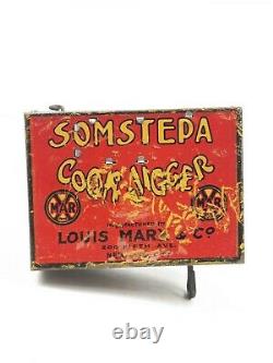 VINTAGE MARX 1920s SOMSTEPA COON JIGGER WIND-UP DANCER AMERICANA ORIGINAL 8