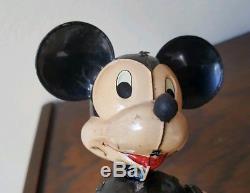 VINTAGE MARX Tin Toy MICKEY MOUSE PLAYING XYLOPHONE Nice! Walt Disney