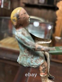 VINTAGE METAL UPSIDEDOWN TOY- Late1800s-Early 1900s