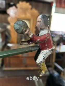 VINTAGE METAL UPSIDEDOWN TOY- Late1800s-Early 1900s
