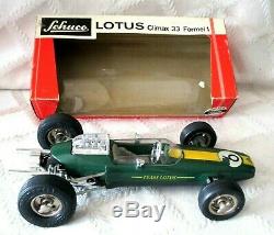 VINTAGE SCHUCO LOTUS CLIMAX 33 FORMULA 1 RACER- WithUP-BOX # 1071-GERMANY TOY-9