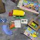 VINTAGE THE FLINTSTONE KIDS Town of Bedrock & Dreamchip Limo Appears New