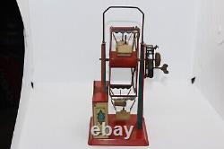 VINTAGE TIN LITHO WIND UP FERRIS WHEEL made in GERMANY