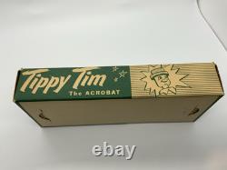 VINTAGE TIPPY TIM THE ACROBAT WOODEN TOY 1950s ORIGINAL RARE HARD TO FIND