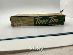 VINTAGE TIPPY TIM THE ACROBAT WOODEN TOY 1950s ORIGINAL RARE HARD TO FIND