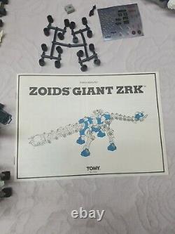 VINTAGE TOMY ZOIDS Giant ZRK 5039 & Wind Up Toy Lot TESTED WORKS