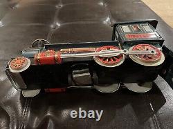 VINTAGE Toy Lot, Tin Train, Tops, Etc