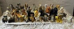 VTG 1988 NEW-RAY Dog Novelty Collectible Rubber Toy Figurine Lot Of 36