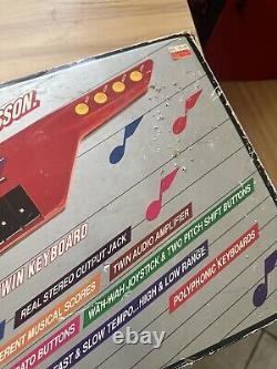 VTG 1990 Tyco HOT KEYZ Red Keytar Electric Musical Synthesizer New Opened Box