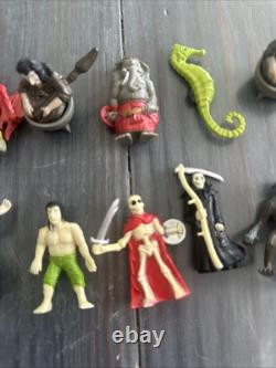 VTG 70's Movie Monster Toy Lot From K Brand Demon Grim Reaper Vampire Warewolf