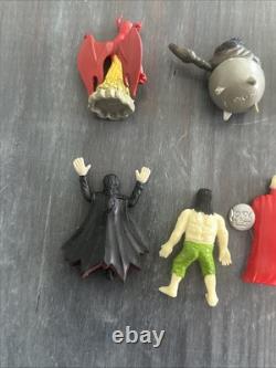 VTG 70's Movie Monster Toy Lot From K Brand Demon Grim Reaper Vampire Warewolf