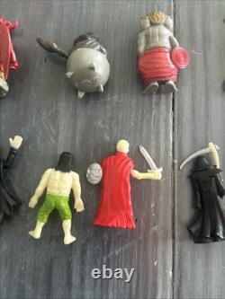 VTG 70's Movie Monster Toy Lot From K Brand Demon Grim Reaper Vampire Warewolf