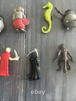 VTG 70's Movie Monster Toy Lot From K Brand Demon Grim Reaper Vampire Warewolf