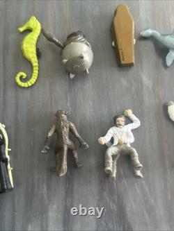 VTG 70's Movie Monster Toy Lot From K Brand Demon Grim Reaper Vampire Warewolf