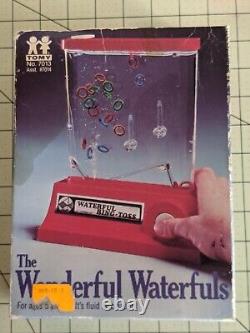 VTG'70s Tomy Wonderful Waterfuls Water Ring Toss Game withOriginal Box & 2 Seals