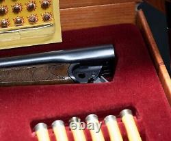 VTG EDISON MONTECARLO DOPPIETTA CAL 12 DOUBLE BARREL TOY CAP GUN With 3 CAP BOXES