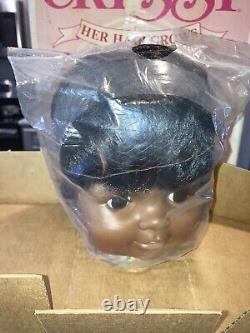 VTG Ideal Toys AA BABY CRISSY Growing Hair 24 African Doll 1973/1980 NIB