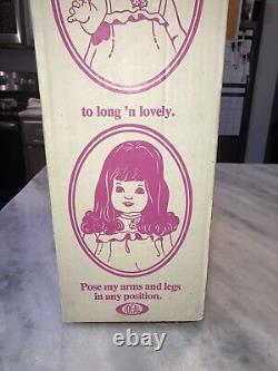 VTG Ideal Toys AA BABY CRISSY Growing Hair 24 African Doll 1973/1980 NIB