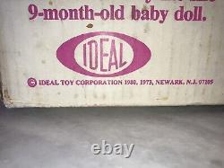 VTG Ideal Toys AA BABY CRISSY Growing Hair 24 African Doll 1973/1980 NIB
